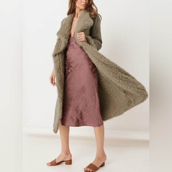 Spell khaki penny lane coat! Perfect for festivals! Perfect for burning man! - Picture 3 of 8